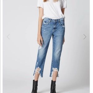BLANKNYC! Madison crop, raw hem jeans (28)